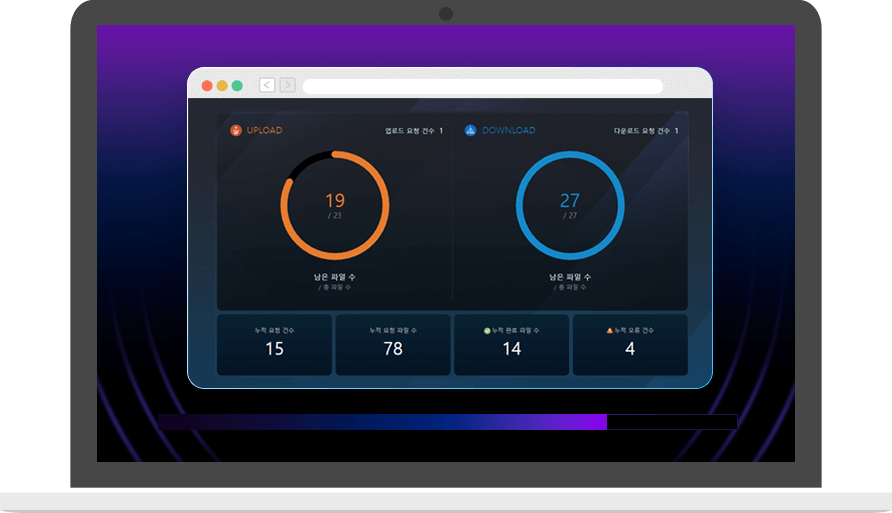 RAON K Monitor 홈화면